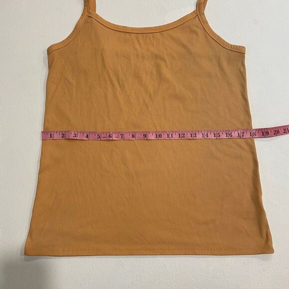 No Boundaries Ribbed Mustard Yellow Cami Tank Top XXL (19) - Picture 5 of 5